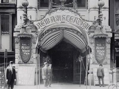 1907年当時のニューアムステルダム劇場（New Amsterdam Theatre）