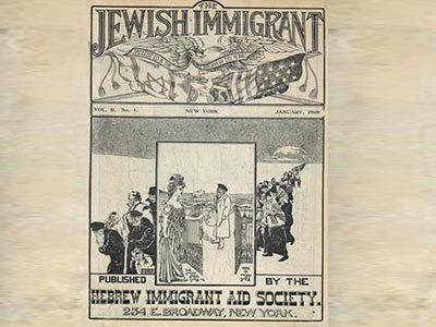 1820年代のニューヨーク ユダヤ系アメリカ人（Jewish）の移民局の広告