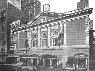 1907年スタイヴェサント劇場時の劇場