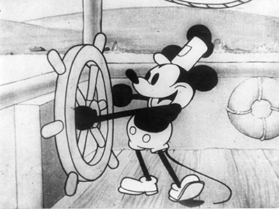 ミッキーマウスの映画が世界で初めて上映された劇場