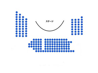 クラシック・ステージ・カンパニー劇場の座席表