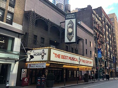 ユージンオニール劇場（Eugene O’Neill Theatre）の外観