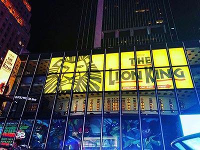 ミンスコフ劇場での公演「ライオンキング(The Lion King)」