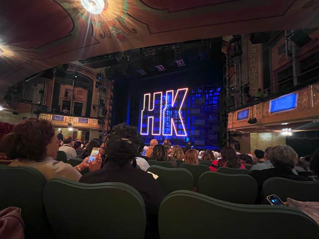 Shubert Theatre seat view Orchestra Side Row N