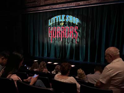 Westside Theatre seat view Orchestra Center Row F
